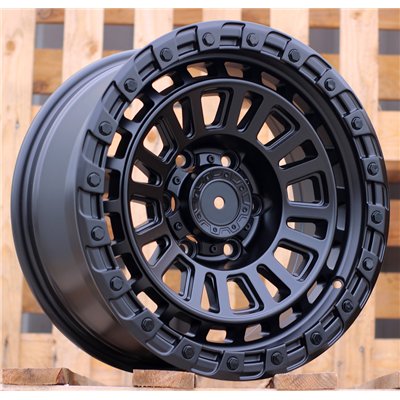 R17x8  6X139.7  ET  0  110.1  YS182  Black Half Matt (BLHM)  For 4X4  (D4+K4)  (HYBRID FORGED)
