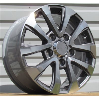 R18x8  5X150  ET  60  110.5  B1156  Grey Polished (MG)  For TOYOTA  (K3)