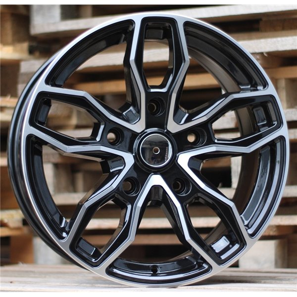 R18x8  5X160  ET  48  65.1  B1251  Black Polished (MB)  For FORD  (Z4+Z6)  (4X4 (max 1100kg))