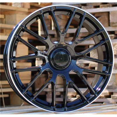 R21x9  5X112  ET  26  66.5  B1274  (BK5494)  Black (BL)  For PORSCHE  (K4)  (Rear+Front)