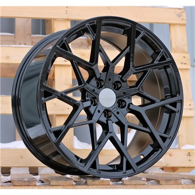 R20x8.5  5X112  ET  26  66.6  B1383  Black (BL)  For BMW  (Z2)  (Rear+Front)