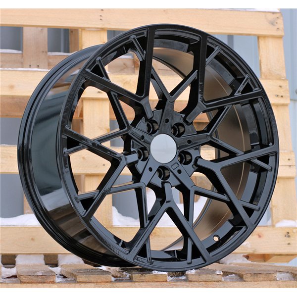 R20x8.5  5X112  ET  26  66.6  B1383  Black (BL)  For BMW  (Z2)  (Rear+Front)