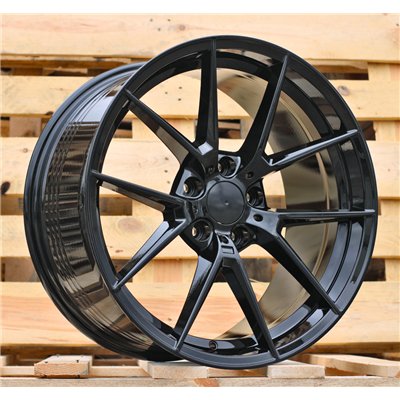 R18x8  5X120  ET  40  72.6  B1416  (FBX124)  Black (BL)  For BMW  (Z6)  (HYBRID FORGED)