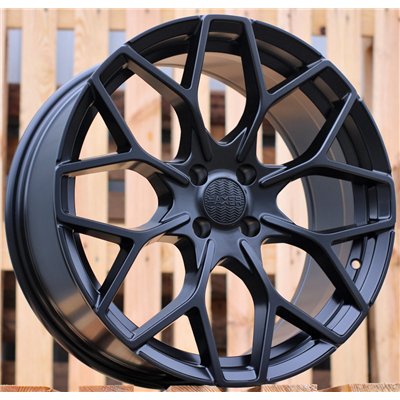 R18x7  4X100  ET  30  60.1  B1449  Black Half Matt (BLHM)  For SMART  (P+Z2)  (HAXER Front+Rear)