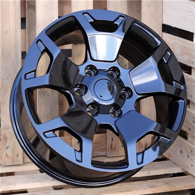 R17x7.5  6X139.7  ET  25  106.1  B1460  (A5550/BY1460)  Black (BL)  For TOYOTA  (P2+Z4)  (4X4)