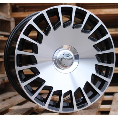 R19x9.5  5X112  ET  35  66.6  B1464  Black Polished (MB)  For MERCEDES  (Z4)  (MAYBACH)