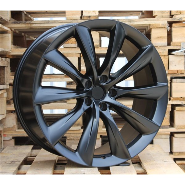 R22x10  5X120  ET  35  64.1  B1469  Black Half Matt (BLHM)  For RACINGLINE  (P)  ((Rear+Front) TESLA Model S)